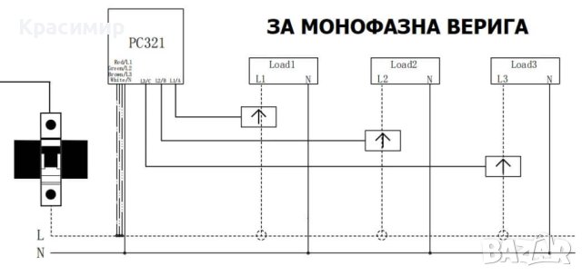 Безжичен измервател за електропотребление Wi-Fi, снимка 5 - Други стоки за дома - 40490617