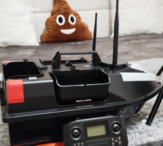 Лодка за захранка ZV6 с вграден сонар Lucky FF918 cwl с бг език, снимка 4 - Такъми - 52942309