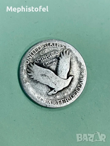 1/4 долар (Quarter) 1917-1930 г, САЩ - сребърна монета