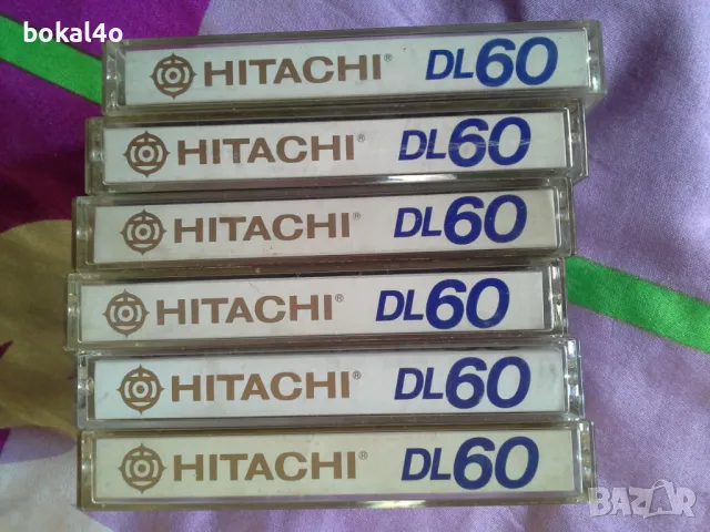 Употребявани Аудиокасетки - Hitachi DL60, снимка 3 - Аудио касети - 48888018