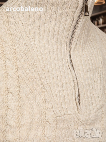 Мъжки пуловер с яка, 3цвята , снимка 10 - Пуловери - 53037279