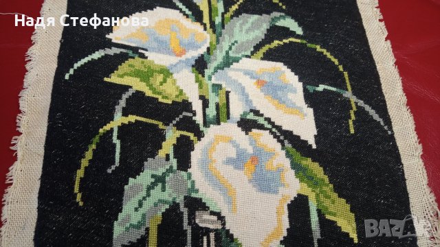 Гоблен Калии във ваза, снимка 3 - Гоблени - 44478555