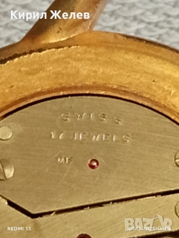 Стар механичен часовник мъжки MAKO SWISS MADE с позлата за КОЛЕКЦИЯ 51445, снимка 11 - Антикварни и старинни предмети - 52352161