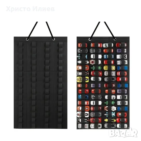 Органайзер за съхранение на метални коли Hot Wheels за 60 бр