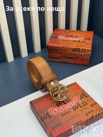 Guess Колан Естествена Кожа Гес - Налични Различни Модели Код D2031, снимка 8 - Колани - 49388820