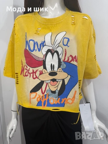 Тениска Кроп къса , снимка 5 - Тениски - 51134002