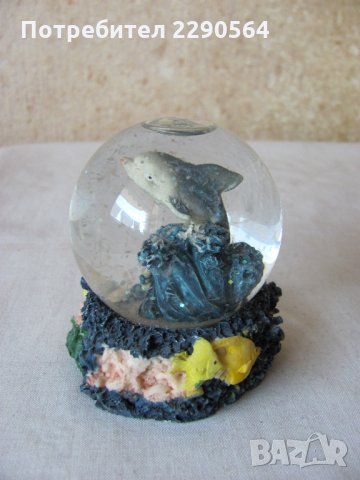 Стъклена топка - делфин, снимка 4 - Други - 29461071
