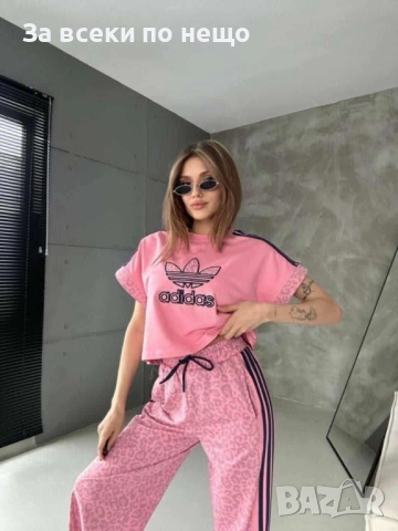 Adidas Дамски Розов Спортен Комплект🔝Дамски Спортен Екип Адидас Код I_167, снимка 2 - Спортни екипи - 52267637