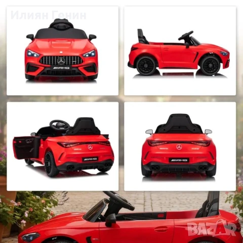 AIYAPLAY Детска електрическа кола,  Mercedes AMG , 12V, снимка 8 - Детски велосипеди, триколки и коли - 54249604