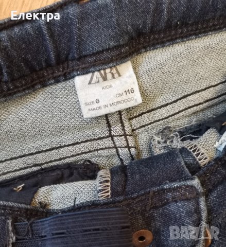 Дънки Zara 6 год. 116см. , снимка 4 - Детски панталони и дънки - 38287945