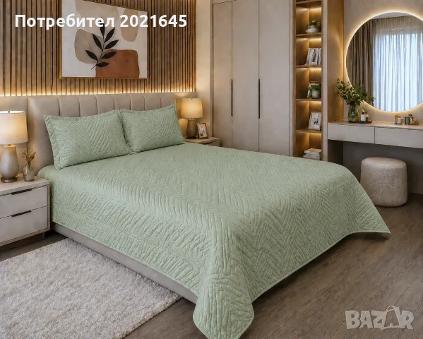 Шалте 220/240 и 2 калъфки , снимка 2 - Покривки за легло - 56513555