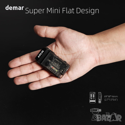 APLOS V20 Малко мощно EDC фенерче с многоцветна COB светлина, , снимка 5 - Къмпинг осветление - 44583093