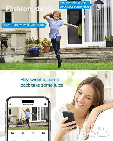 Нова Безжична - 4MP камера в крушка, 2.5K CCTV Сигурност Дом Охрана Наблюдение, снимка 5 - Камери - 42385827