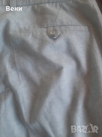 Сив мъжки панталон с ръбове 52 размер, снимка 3 - Панталони - 38359826