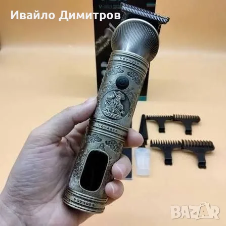 ПРОФЕСИОНАЛНА МАШИНКА ЗА ПОДСТРИГВАНЕ VGR, V-962, АКУМУЛАТОРНА, снимка 3 - Тримери - 56072446