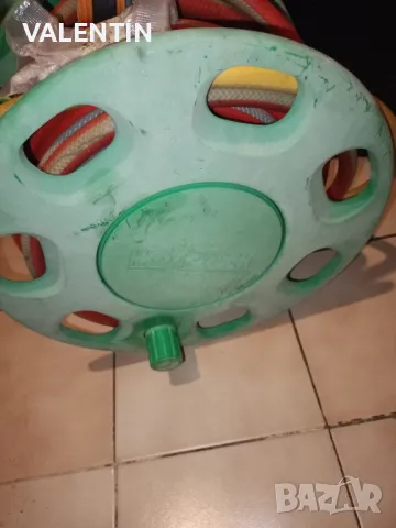 Градинска макара с маркуч , снимка 2 - Напояване - 49681379