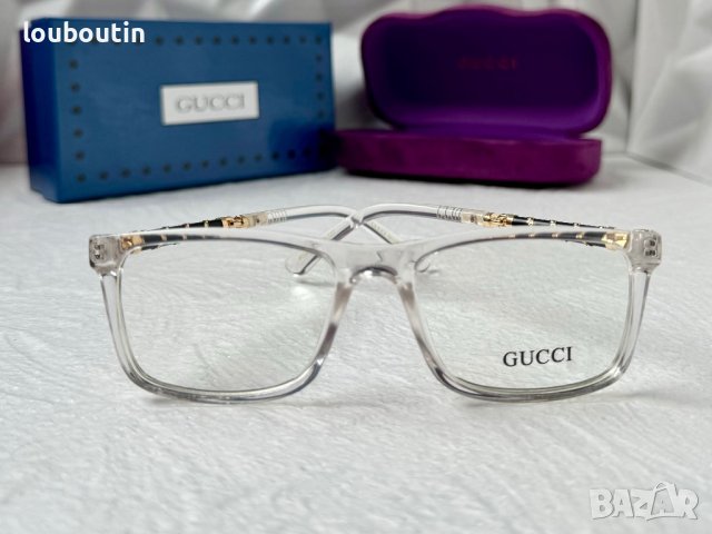 Gucci диоптрични рамки ,прозрачни слънчеви очила,очила за компютър, снимка 3 - Слънчеви и диоптрични очила - 44465602