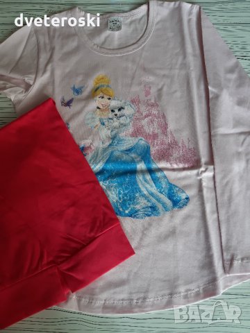 Детска пижама с дълъг ръкав за момиче ръст 134, снимка 5 - Детски пижами - 12822103