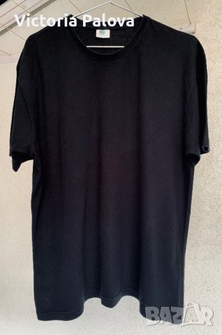 Черна тениска BUTHE, снимка 4 - Тениски - 42805623