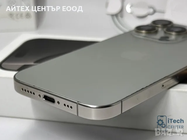 iPhone 16 Pro, 128GB, Natural Titanium, 100% батерия, ОТЛИЧЕН, 1г. ГАРАНЦИЯ!, снимка 8 - Apple iPhone - 56005592