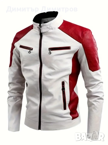 Якета кожени двуцветни= 55-65 лв, снимка 5 - Якета - 52469381