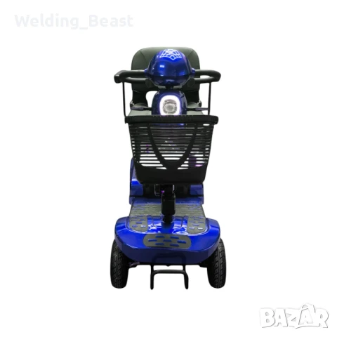 Четириколка за инвалиди на електричество BL3 500W - BLUE, снимка 3 - Инвалидни скутери - 51284284