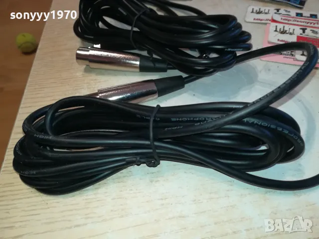 кабел за микрофон 2111240929, снимка 2 - Микрофони - 48047534