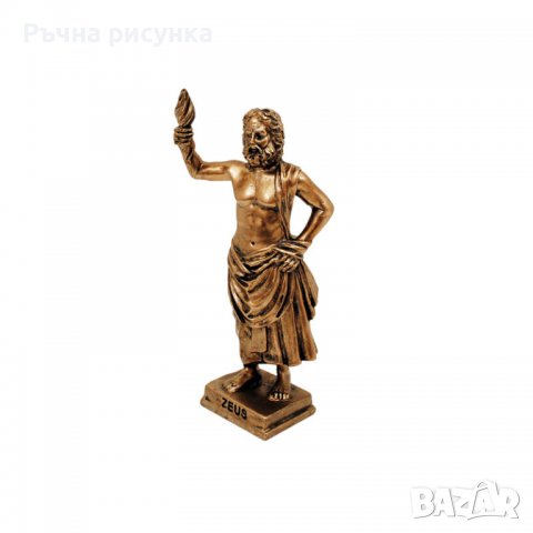 Статуетка "Бог Зевс", снимка 1 - Декорация за дома - 37137667