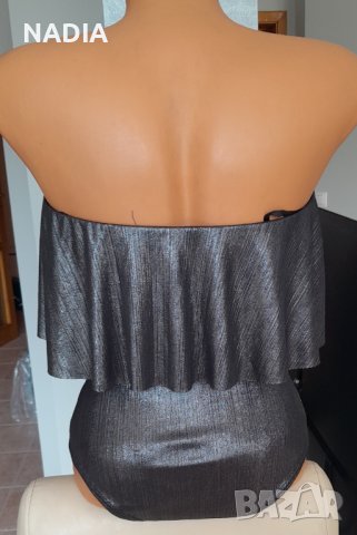 Боди графит, снимка 3 - Корсети, бюстиета, топове - 44352582