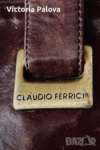 Италианска чанта vintage CLAUDIO FERRICI , снимка 2 - Чанти - 52016862