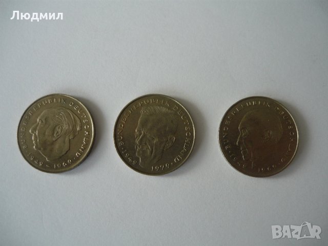 Стари монети от ФРГермания, снимка 2 - Нумизматика и бонистика - 31742534
