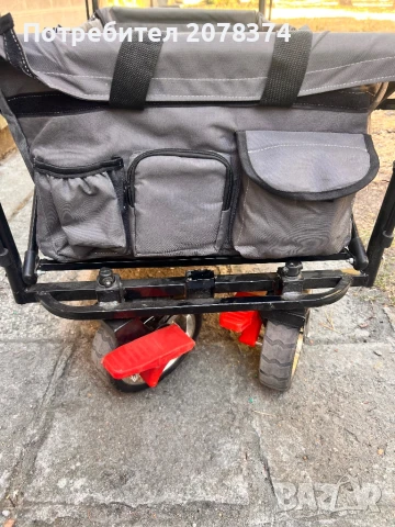 Сгъваема количка  за багаж за къмпин  плаж и.др, снимка 4 - Къмпинг мебели - 51237910