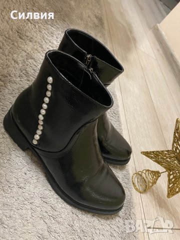 Черни боти, снимка 6 - Дамски боти - 30993656