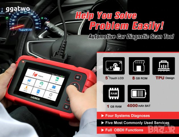 Автомобилна диагностика LAUNCH CRP129X, снимка 4 - Аксесоари и консумативи - 31961418