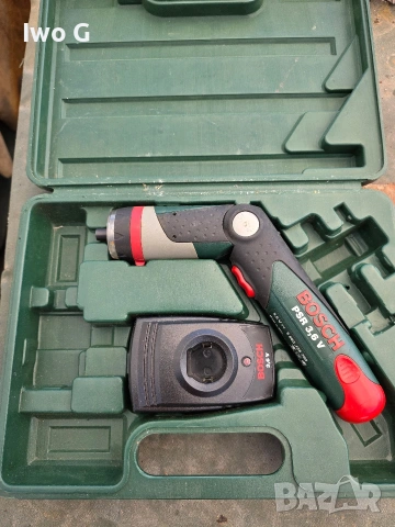 Bosch PSR 3,6 V за рециклиране – със зарядно и оригинален куфар