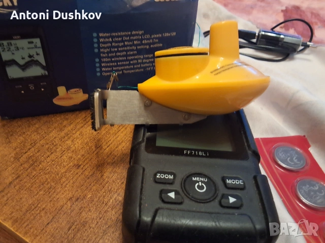 Безжичен сонар за лодки за захранка Lucky FF718 liw 