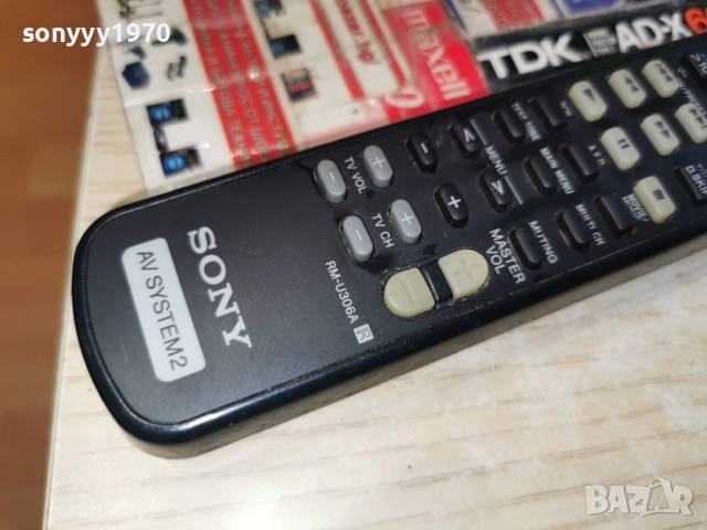 SONY RM-U306A AUDIO REMOTE CONTROL-ВНОС SWISS 2512251733, снимка 3 - Ресийвъри, усилватели, смесителни пултове - 52898729