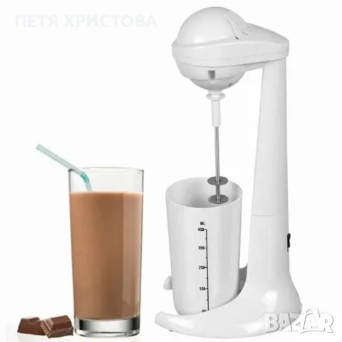 Миксер за фрапе, 100W, 450мл.мерителна чаша, Черен, бял, снимка 2 - Миксери - 56047764