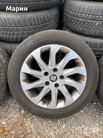 Оригинални лети джанти 5х112 Seat 16 цола, снимка 5 - Гуми и джанти - 51195269