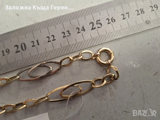 Дамско колие 10,64гр., снимка 4 - Колиета, медальони, синджири - 53972898