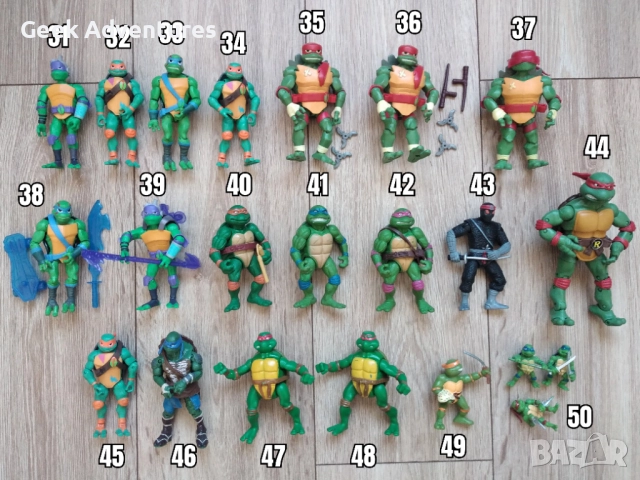 Екшън Фигурки Teenage Mutant Ninja Turtles TMNT Костенурките Нинджа, снимка 3 - Колекции - 47235429