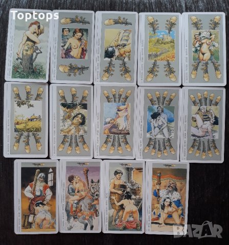 Таро за любовни гадания:  Decameron Tarot & Erotic FantasyTarot , снимка 5 - Карти за игра - 33813796
