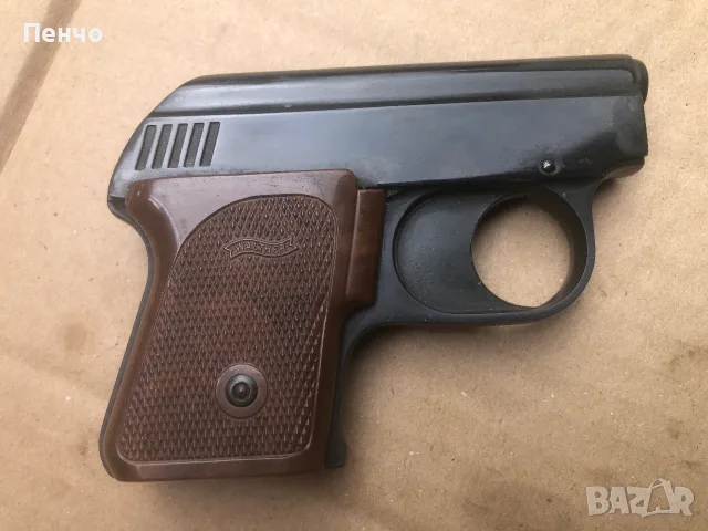 стар сигнален/стартов/ пистолет "WALTHER" U.P. Mod.1 - GERMANY, снимка 3 - Антикварни и старинни предмети - 34250352