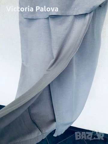 Хубава рокля,лен и памук, снимка 4 - Рокли - 29669228