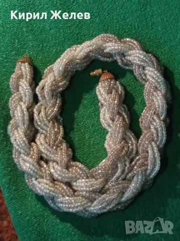 РАЗКОШНО МЪНИСТЕНО РЕТРО СТИЛ КОЛИЕ ОГЪРЛИЦА МАЙСТОРСКА ИЗРАБОТКА 47327, снимка 12 - Колиета, медальони, синджири - 47217564