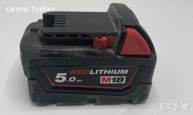 Продавам комплект винтоверт,Milwaukee M18 B Blid 2, 2 батерии 5 Mah, комбинирано зарядно и куфар, снимка 6 - Винтоверти - 49796702