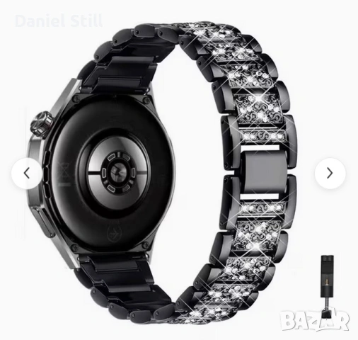 Елегантни Дамски каишки за смарт часовник силиконови керамични метални, снимка 5 - Каишки за часовници - 51025020