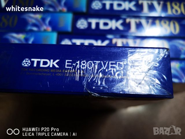 TDK E180 TV, VHS, запечатани видео касети, нови. , снимка 4 - Друга електроника - 32088442