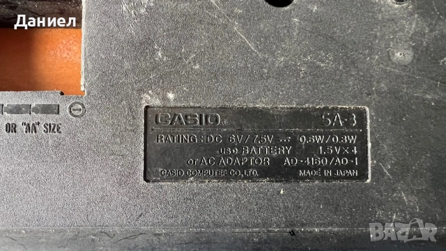 Синтезатор Casio SA 1 SA 3, снимка 6 - Синтезатори - 53270752