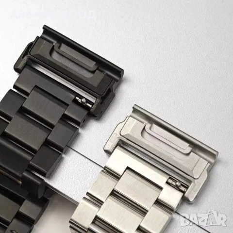 Stainless steel каишка за Garmin с Quickfit 20 / 22 / 26 mm., снимка 6 - Каишки за часовници - 51435452